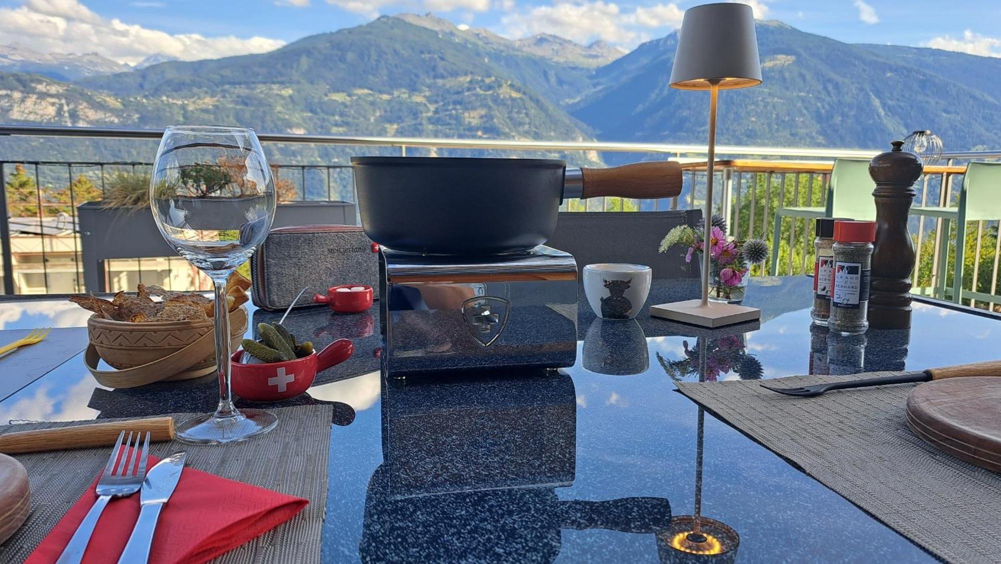 كرانز مونتانا Chalet Diognysos B&B, Boutique Hotel & Wellness المظهر الخارجي الصورة